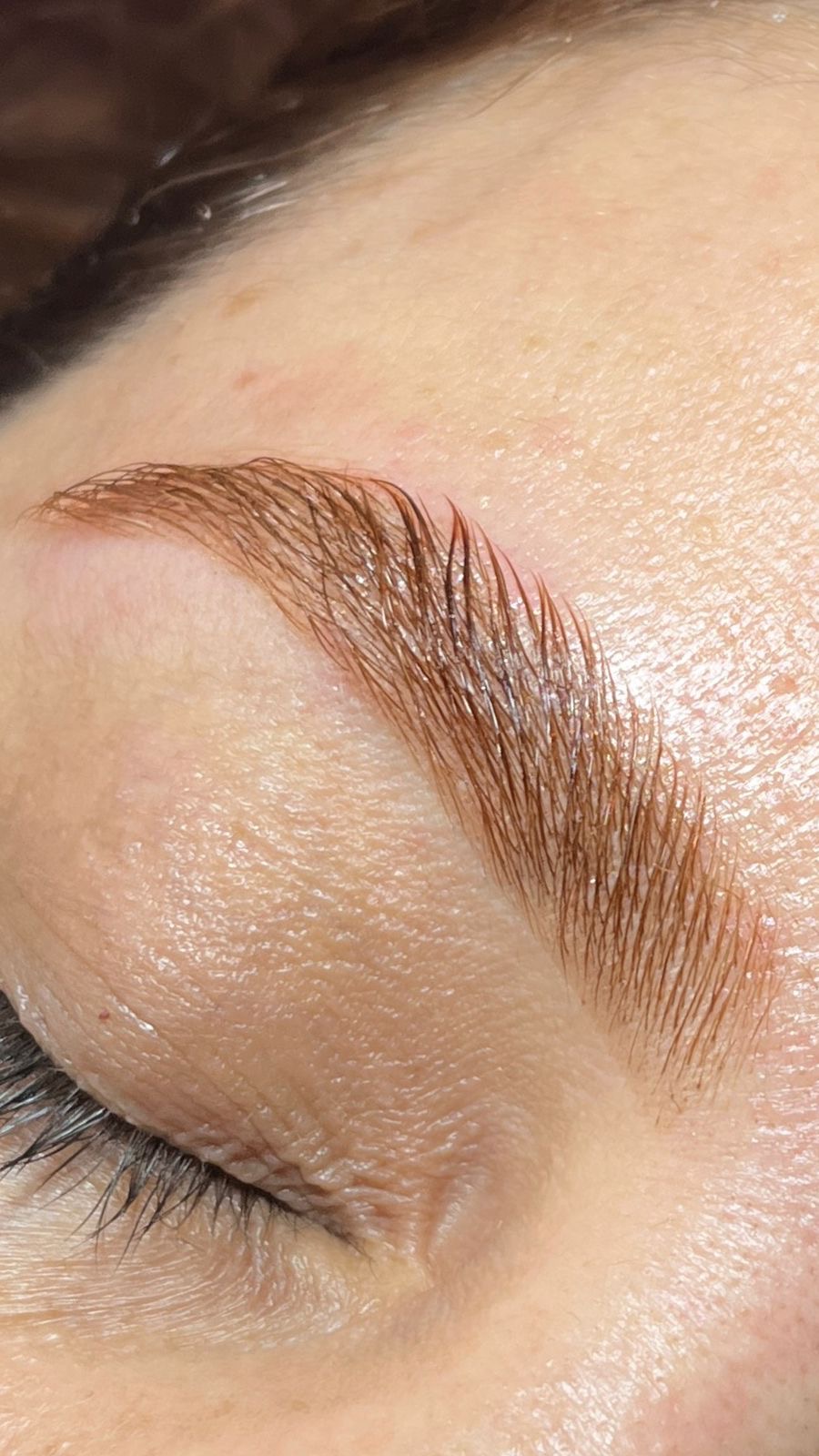 Depois da descoloração